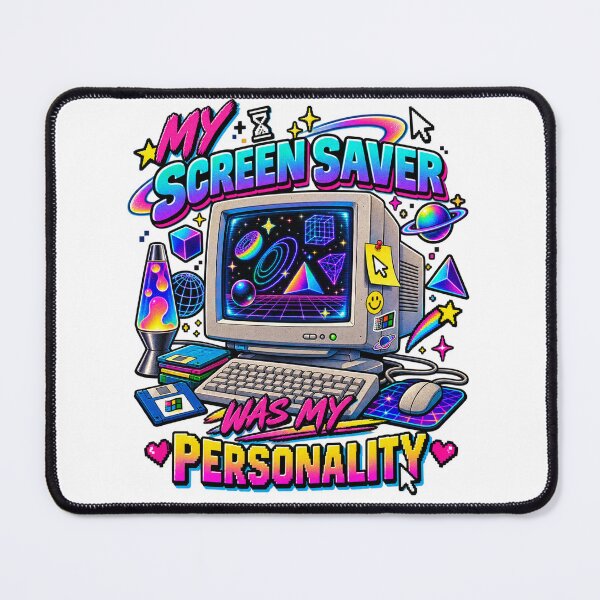 Item preview, My Screen Saver Was My Personality – 90s Retro Computer Nostalgia designed and sold by QueenStore-USA.
