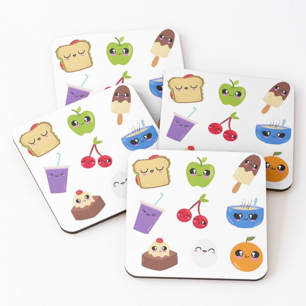 Item preview, Kawaii Food and Drink Sticker Collection designed and sold by ornoldpaleko.