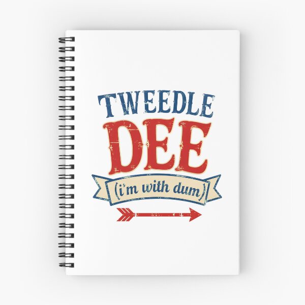 Item preview, Tweedle Dee (I'm With Dum) Funny Alice in Wonderland designed and sold by PaletteArc.