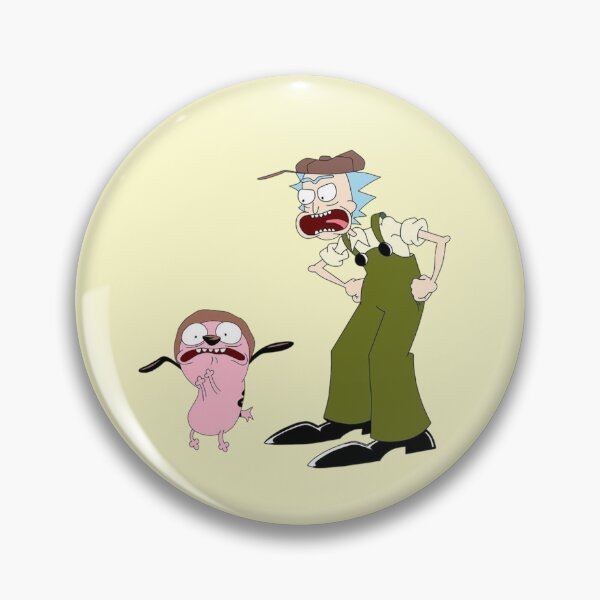 Item preview, Rick and Morty Courage The Cowardly Dog Parody designed and sold by Epicfunchart.