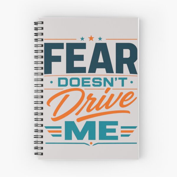 Item preview, Fear Doesn’t Drive Me Bold Motivational Mindset Quote designed and sold by RajDeals.