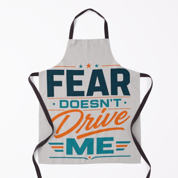 Item preview, Fear Doesn’t Drive Me Bold Motivational Mindset Quote designed and sold by RajDeals.