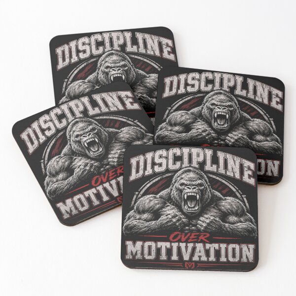 Item preview, Discipline Over Motivation Gorilla Gym designed and sold by MayurCreative.