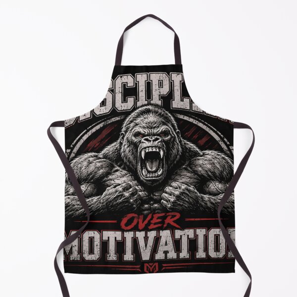 Item preview, Discipline Over Motivation Gorilla Gym designed and sold by MayurCreative.