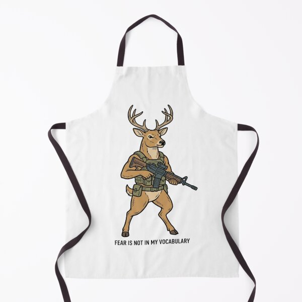 Item preview, Tactical Deer Fear Is Not In My Vocabulary Funny Hunting Buck Gun Humor designed and sold by raedattia.
