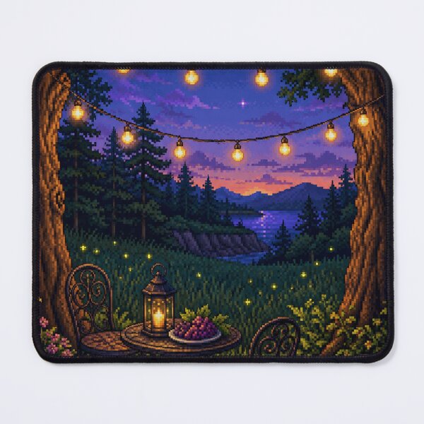 Item preview, Cozy Pixel Art: Twilight Garden designed and sold by bapupa.