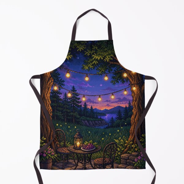Item preview, Cozy Pixel Art: Twilight Garden designed and sold by bapupa.