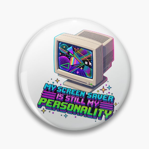 Item preview, My Screen Saver Was My Personality – 90s Retro Computer Nostalgia designed and sold by QueenStore-USA.