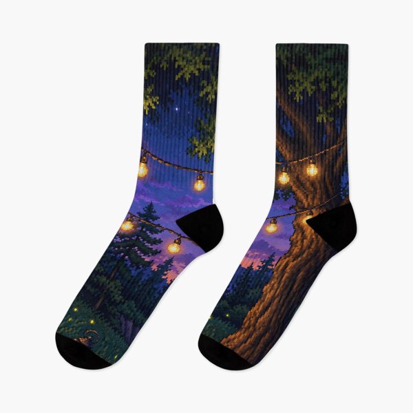 Item preview, Cozy Pixel Art: Twilight Garden designed and sold by bapupa.