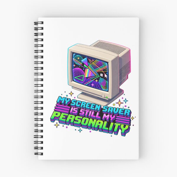 Item preview, My Screen Saver Was My Personality – 90s Retro Computer Nostalgia designed and sold by QueenStore-USA.