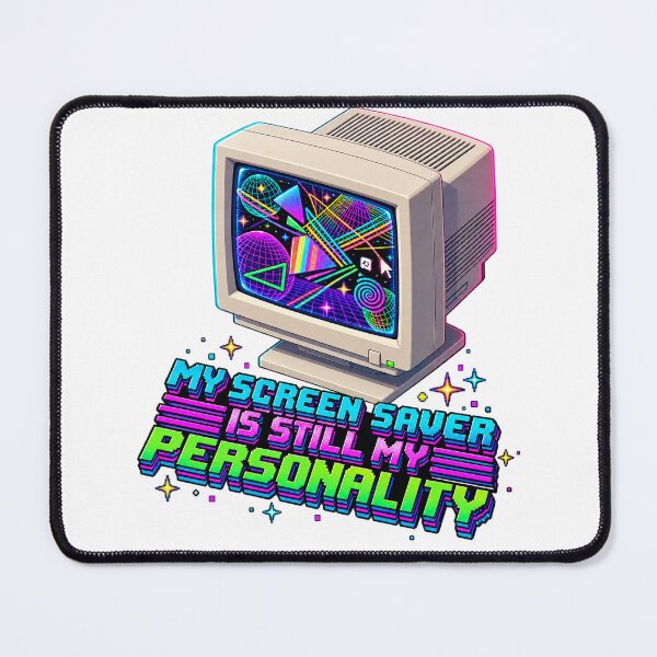 Item preview, My Screen Saver Was My Personality – 90s Retro Computer Nostalgia designed and sold by QueenStore-USA.
