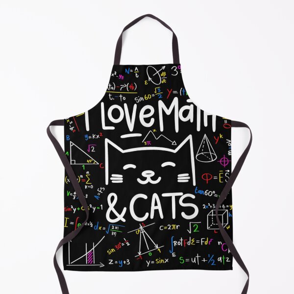 Item preview, I Love Math and Cats designed and sold by daystaffin.
