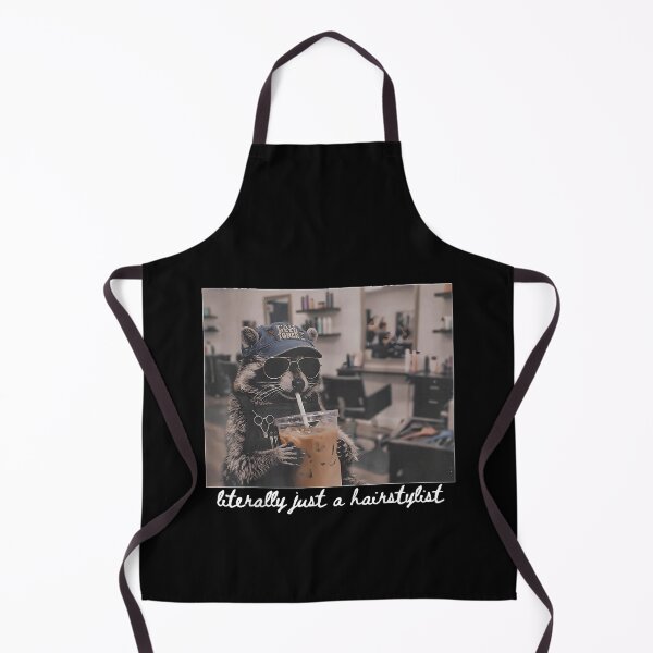 Item preview,  Literally Just A Hairstylist Funny Raccoon Iced Coffee Women designed and sold by Altenpendinton.