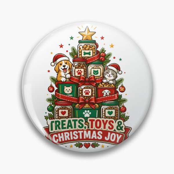 Item preview, Treats Toys and Christmas Joy Pet Treat Christmas Tree Design designed and sold by KristenosNehk.