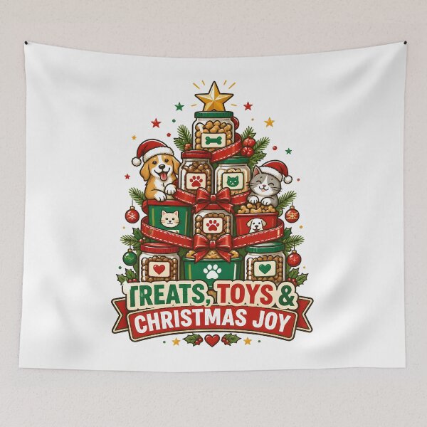 Item preview, Treats Toys and Christmas Joy Pet Treat Christmas Tree Design designed and sold by KristenosNehk.