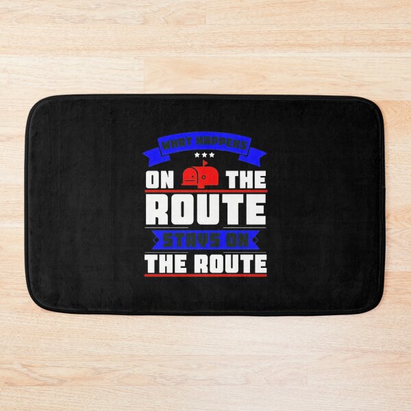 Item preview, What Happens On The Route Stays On The Route Mailbox Design designed and sold by riggfett.