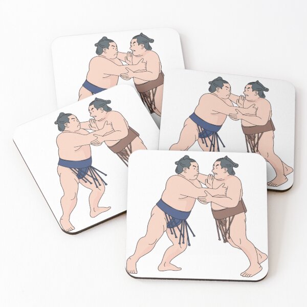 Artikelvorschau, Sumo-Ringen, japanische Kampfkunst, niedliche Vektorillustration entworfen und verkauft von vekotpu.