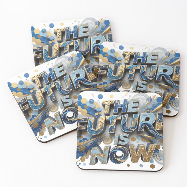 Item preview, Fresh Blue THE FUTURE IS NOW designed and sold by dazzlemakers.