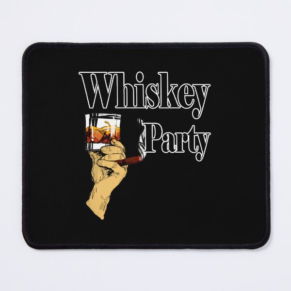 Item preview, Whiskey Party Hand Cigar Drink Glass Graphic designed and sold by riggfett.