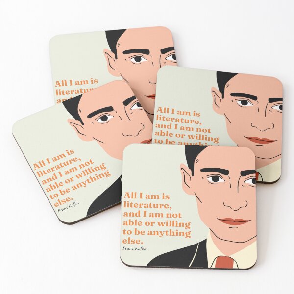 Item preview, Franz Kafka Quote All I Am Is Literature Writer Poetry Wall Art  designed and sold by Poeticrituation.