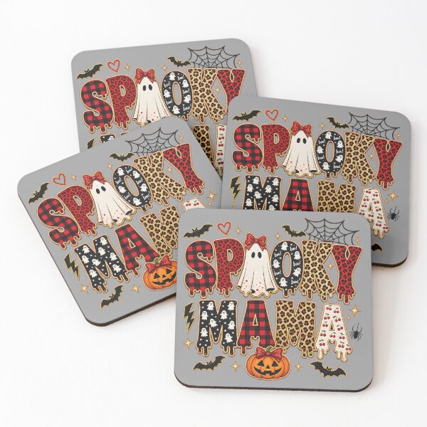 Item preview, Spooky Mama Halloween Shirt | Leopard Print Mixed Pattern Design designed and sold by MOCH- ART.