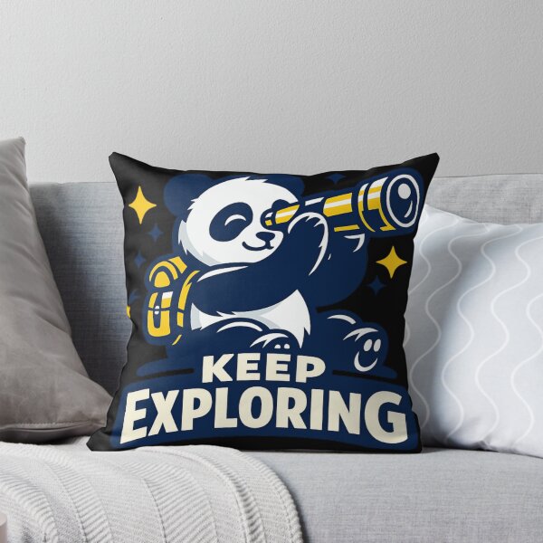 Item preview, Keep Exploring – Adventure Panda Explorer Design designed and sold by ArtisticHeart21.