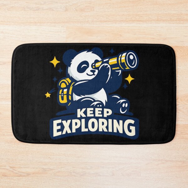 Item preview, Keep Exploring – Adventure Panda Explorer Design designed and sold by ArtisticHeart21.