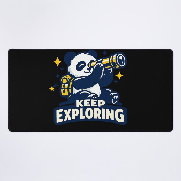 Item preview, Keep Exploring – Adventure Panda Explorer Design designed and sold by ArtisticHeart21.