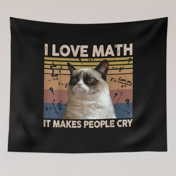 Item preview, I Love Math It Makes People Cry designed and sold by daystaffin.