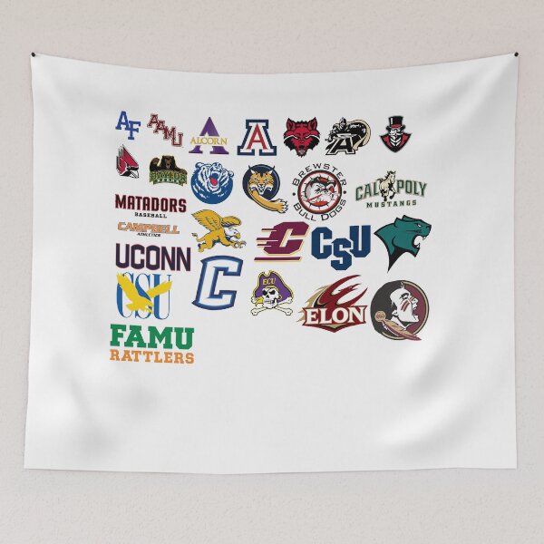 Item preview, College Sports Logo Collage designed and sold by ReginaSeidman.