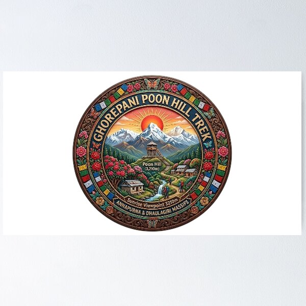 Item preview, GHOREPANI POON HILL TREK designed and sold by likbatonboot.
