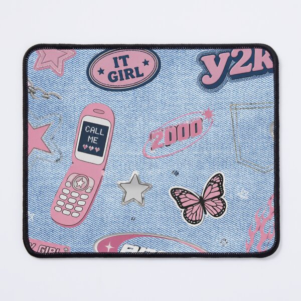 Item preview, Denim Star Y2K Pattern Tough Phone Case | Blue Jean Stars on Cream designed and sold by QuicksandCase.
