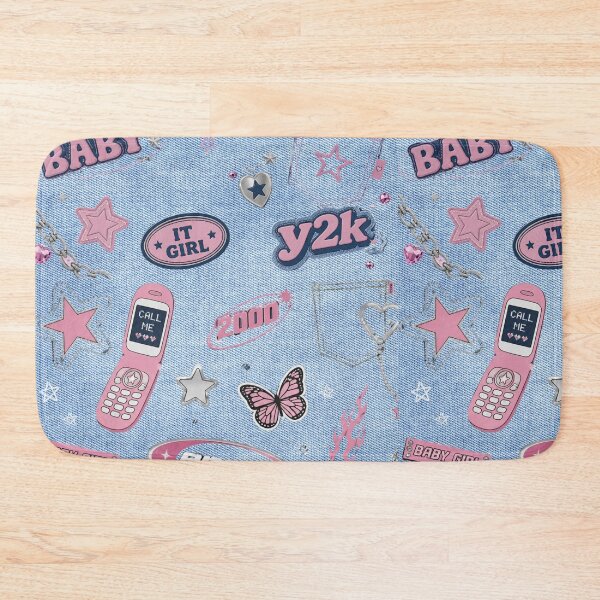 Item preview, Denim Star Y2K Pattern Tough Phone Case | Blue Jean Stars on Cream designed and sold by QuicksandCase.