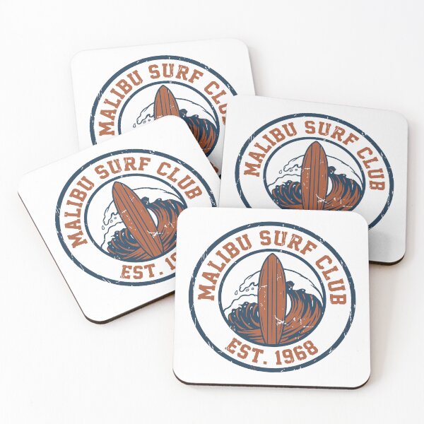 Item preview, Malibu Surf Club Est. 1968 Vintage Surf Badge designed and sold by NUSA NIPA.