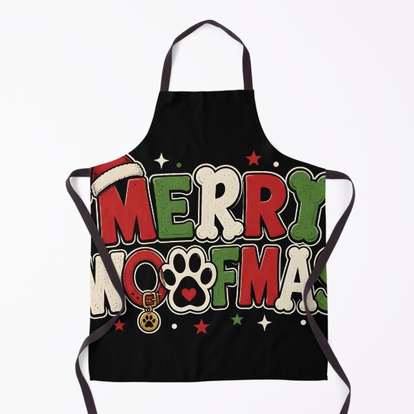 Item preview, Merry Woofmas Funny Dog Bone Christmas Typography designed and sold by KristenosNehk.