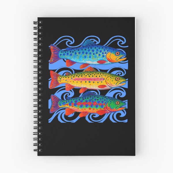 Item preview, Colorful Rainbow Trout Preppy Summer Lake Life Fishingpy of Yarn Christmas Tree designed and sold by Colorfulman.