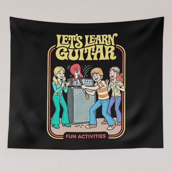 Item preview, Let's Learn Guitar Funny Guitarist Musician Music Book Cover designed and sold by GrandeDuc.