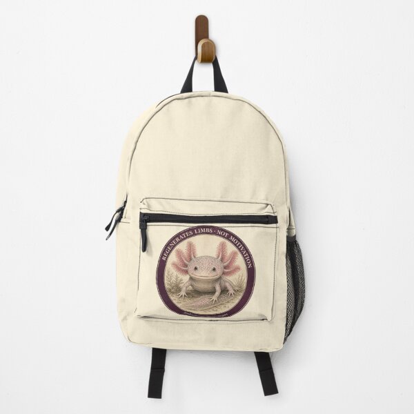 Item preview, Funny Axolotl Gift Regenerates Limbs Not Motivation Vintage Naturalist Art Axolotl Lover Shirt Sticker designed and sold by Fanverse Merchandise.