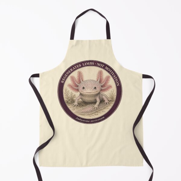 Item preview, Funny Axolotl Gift Regenerates Limbs Not Motivation Vintage Naturalist Art Axolotl Lover Shirt Sticker designed and sold by Fanverse Merchandise.