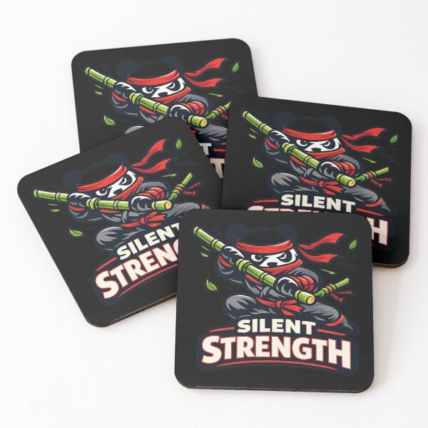 Item preview, Copy of Silent Strength – Powerful Ninja Panda Design designed and sold by ArtisticHeart21.