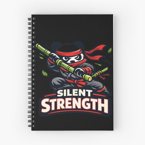 Item preview, Copy of Silent Strength – Powerful Ninja Panda Design designed and sold by ArtisticHeart21.