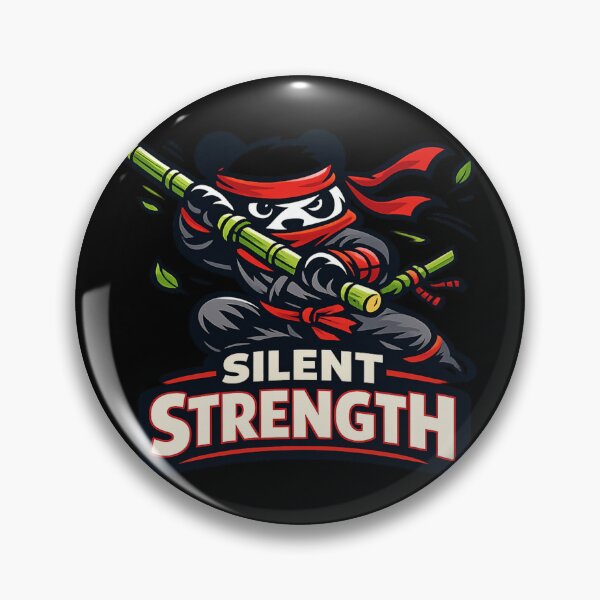 Item preview, Copy of Silent Strength – Powerful Ninja Panda Design designed and sold by ArtisticHeart21.