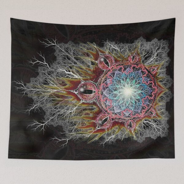 Item preview, Fractal Fire Dragon designed and sold by Magick Temple.