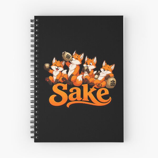 Item preview, Funny Fox Sake Drink Japanese Alcohol Lover designed and sold by PaletteArc.