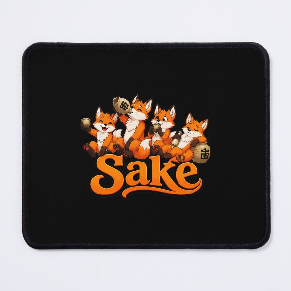 Item preview, Funny Fox Sake Drink Japanese Alcohol Lover designed and sold by PaletteArc.