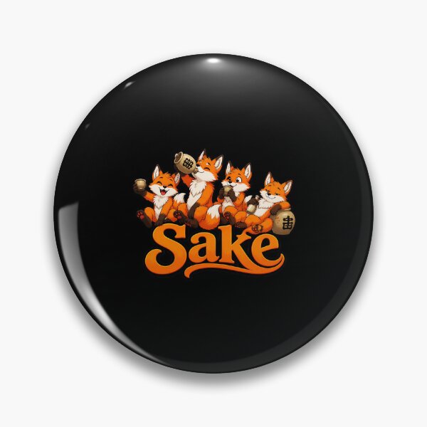 Artikelvorschau, Lustiger Fuchs Sake-Trinker, japanischer Alkohol-Liebhaber entworfen und verkauft von PaletteArc.