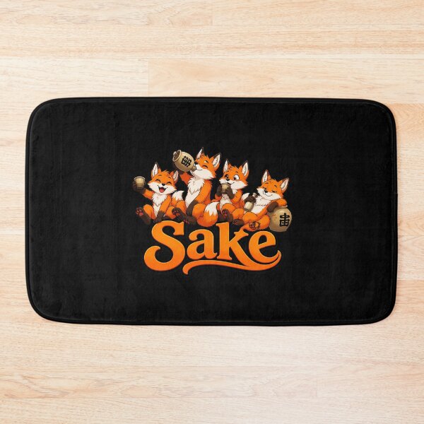 Item preview, Funny Fox Sake Drink Japanese Alcohol Lover designed and sold by PaletteArc.