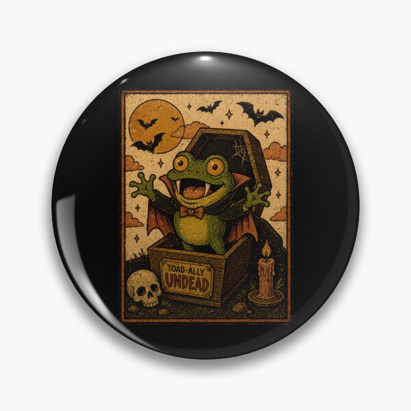 Item preview, Vampire Toad-ally Undead Halloween designed and sold by tristann-studio.
