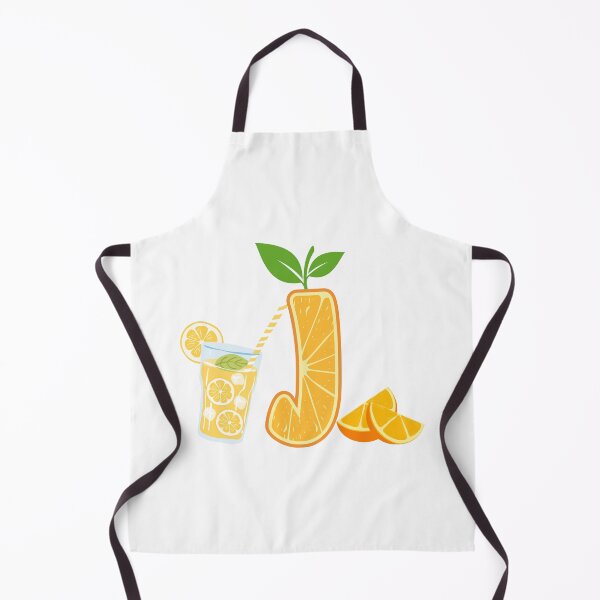 Item preview, Cute Orange Letter J Drinking Juice designed and sold by Mazza-mazza.