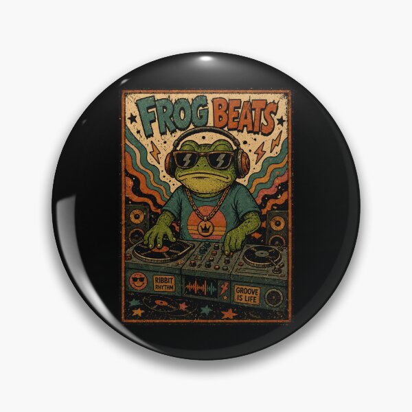Item preview, DJ Frog Beats Music Producer designed and sold by tristann-studio.